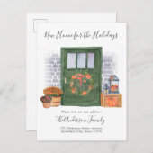 ニューホームホリデー秋ドアパンプキンホリデームービング 案内ポストカード (正面/裏面)