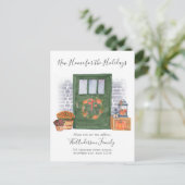 ニューホームホリデー秋ドアパンプキンホリデームービング 案内ポストカード (スタンド正面)