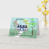 ニューホームホワイテッドマジカルデザイン カード (黄色い花)