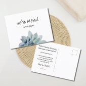 ニューホームボタニカル多肉性引っ越しました 案内ポストカード