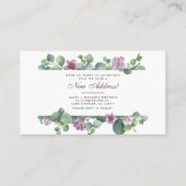 ニューホームボタニカル引っ越しましたユーカリ 名刺 (正面)