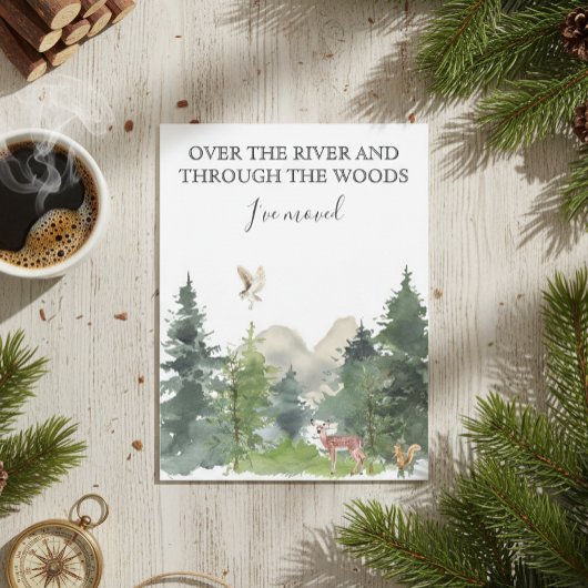 ニューホームムービングアナウンスキャビンロッジフォレスト 案内ポストカード