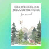 ニューホームムービングアナウンスキャビンロッジフォレスト 案内ポストカード