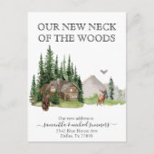 ニューホームムービングアナウンスキャビンロッジ 案内ポストカード (正面)