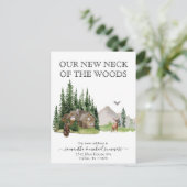 ニューホームムービングアナウンスキャビンロッジ 案内ポストカード (スタンド正面)