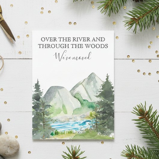 ニューホームムービングアナウンスキャビン川の森 案内ポストカード