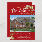 ニューホームメリークリスマスカスタムの写真 シーズンカード (正面/裏面)