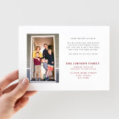 ニューホームメリークリスマスフォトホリデーカード シーズンカード