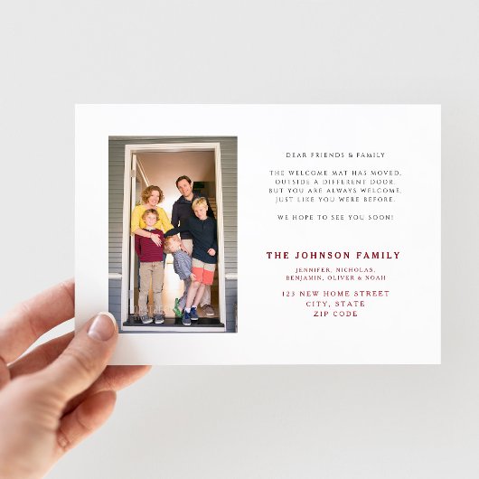 ニューホームメリークリスマスフォトホリデーカード シーズンカード