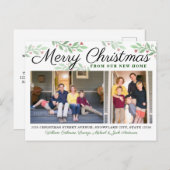 ニューホームメリークリスマス2フォトホリデームービング 案内ポストカード (正面/裏面)