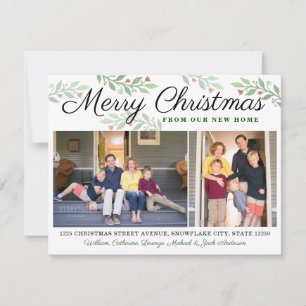 ニューホームメリークリスマス2フォトホリデームービング 案内状