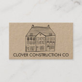 ニューホームモダン建築コントラクタークラフト 名刺 (正面)