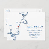 ニューホームヨークメーンマップムービング 案内ポストカード (正面/裏面)