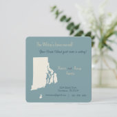 ニューホームロードアイランドムービングアナウンスメントポストカード (スタンド正面)