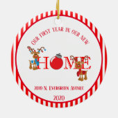 ニューホーム一年目トナカイ セラミックオーナメント (裏面)