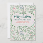 ニューホーム冬の緑からメリークリスマス 案内状 (正面)