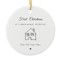 ニューホーム初めてのクリスマスハウススケッチかわいい