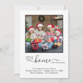 ニューホーム引っ越しましたカスタムフォトホリデームービング 案内状 (正面)