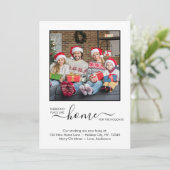 ニューホーム引っ越しましたカスタムフォトホリデームービング 案内状 (スタンド正面)