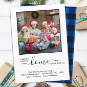 ニューホーム引っ越しましたカスタムフォトホリデームービング 案内状