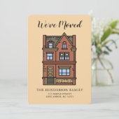 ニューホーム引っ越しましたハウスムービングアナウンスメント 案内状 (スタンド正面)