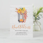 ニューホーム引っ越しましたフローラカボチャ秋ムービング 案内状 (スタンド正面)