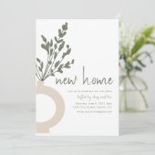 ニューホーム引っ越し祝いパーティーパーティの招待状テンプレート 招待状 (スタンド正面)