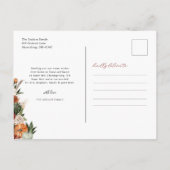 ニューホーム感謝祭の秋 |玄関ドアの移動 案内ポストカード (裏面)