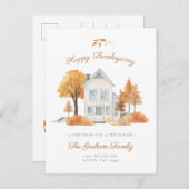 ニューホーム感謝祭の紅葉移動 案内ポストカード (正面/裏面)