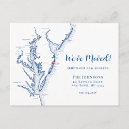 ニューホーム海シティメリーランドマップムービング 案内ポストカード