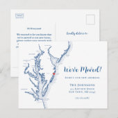 ニューホーム海シティメリーランドマップムービング 案内ポストカード (正面/裏面)