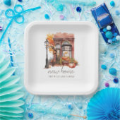 ニューホーム秋パーソナライズされたフロントドア ペーパープレート (パーティー)