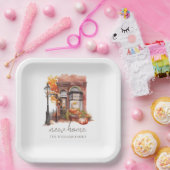 ニューホーム秋パーソナライズされたフロントドア ペーパープレート (パーティー)