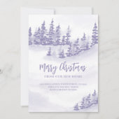 ニューホーム紫の森からメリークリスマス 案内状 (正面)
