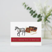 ニューホーム葉書からのメリークリスマス シーズンポストカード (スタンド正面)