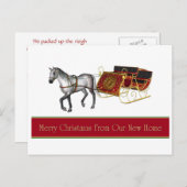 ニューホーム葉書からのメリークリスマス シーズンポストカード (正面/裏面)