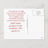 ニューホーム葉書からのメリークリスマス シーズンポストカード (裏面)