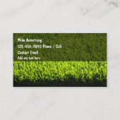 ニューホーム造園及び芝刈り 名刺 (裏面)