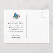 ニューホーム – ホリデーズクリスマスドアムービングア 案内ポストカード (裏面)