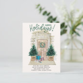 ニューホーム – ホリデーズクリスマスドアムービングア 案内ポストカード (スタンド正面)