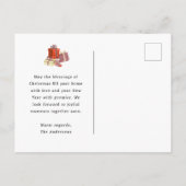 ニューホーム – ホリデーズクリスマスドアムービングア 案内ポストカード (裏面)