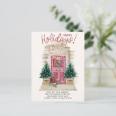 ニューホーム – ホリデーズクリスマスドアムービングア 案内ポストカード (スタンド正面)