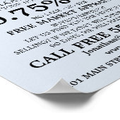 ニューホーム、不動産仲介業者、不動産代理広告業者 ポスター (角)