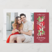 ニューホームfor休日レッドフォトムービング シーズンカード (正面)