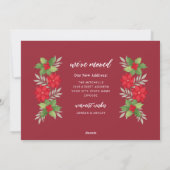 ニューホームfor休日レッドフォトムービング シーズンカード (裏面)