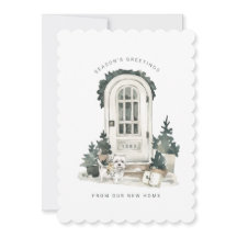 ニューホームfor the Holidays |かわいい犬とドア