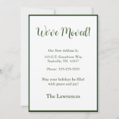 ニューホームfor the Holidays 案内状 (裏面)