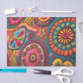 ニューボヘミア4まぶしいボホデコページ紙 薄葉紙 (クラフト)