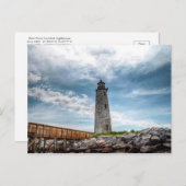 ニューポイント心地よいライトハウスポートヘイウッドVA ポストカード (正面/裏面)