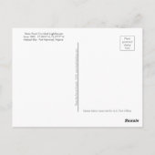 ニューポイント心地よいライトハウスポートヘイウッドVA ポストカード (裏面)